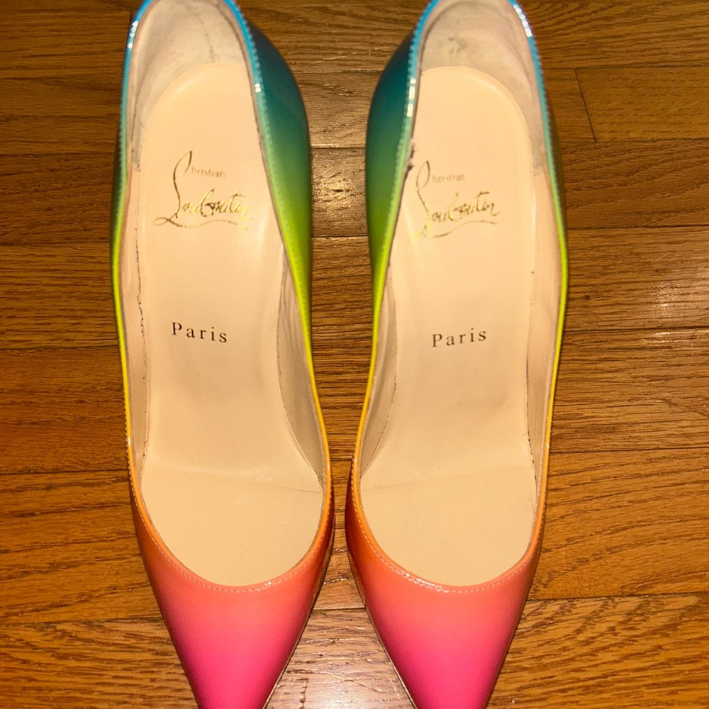 Christian Louboutin Multicolor Gradient Heels